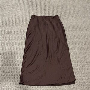 Madewell Satin Midi Slip Skirt